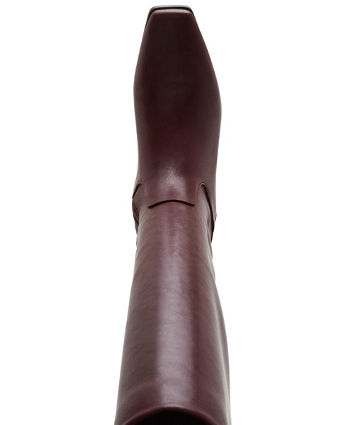 Florence Snip-Toe Knee-High Wide-Calf Boots