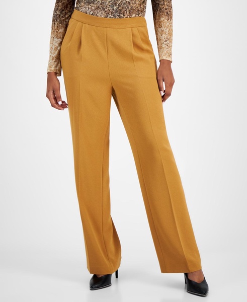Women's High-Rise Wide-Leg Pants, Created for Macy's