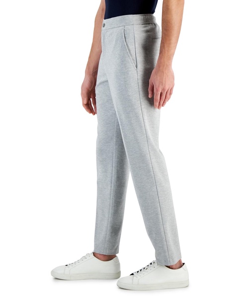 Men's Modern-Fit Stretch Heathered Knit Suit Pants, Created for Macy's 