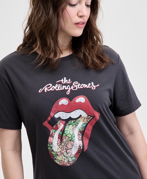 Women's Rolling Stones Short-Sleeve T-Shirt, Exclusively at Macy's