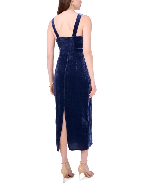 Women's Velvet Midi Dress
