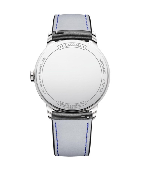 Men's Swiss Automatic Classima Black Leather Strap Watch 42mm M0A10332