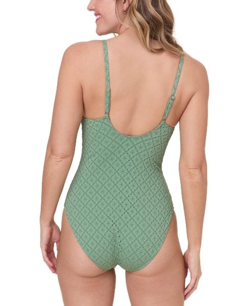 Women's Sicily Tie-Neck Pointelle Swimsuit