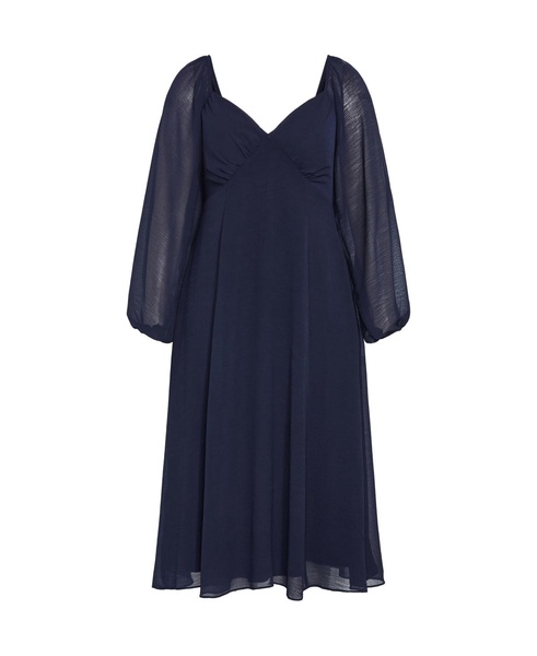 Plus Size Flirty Midi Dress