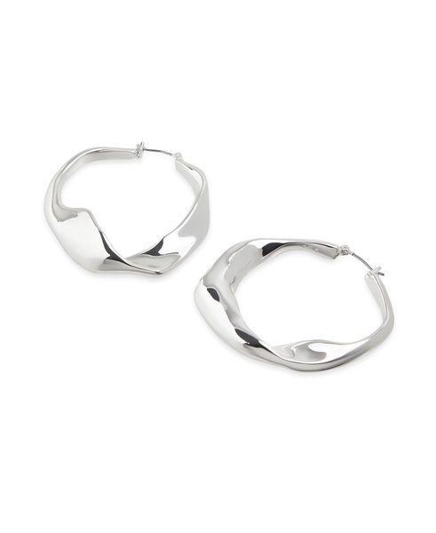 Sculpted Large Hoop Earrings