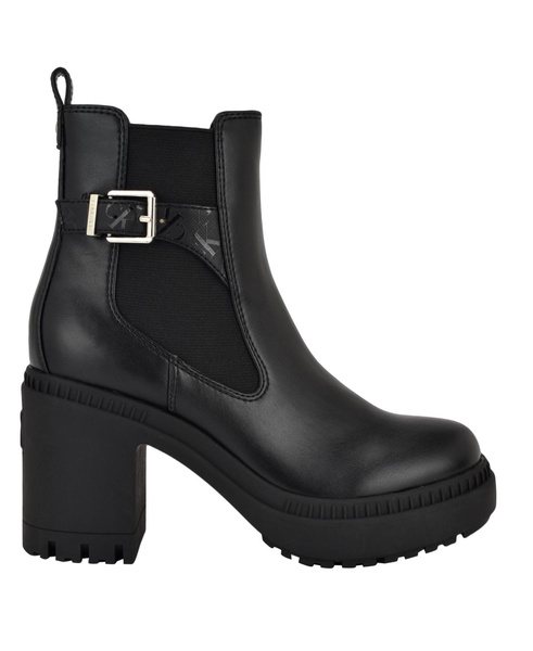 Women's Fayth Block Heel Lug-Sole Booties