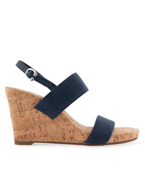 Women's Paxton Buckle Strap Wedge Sandals