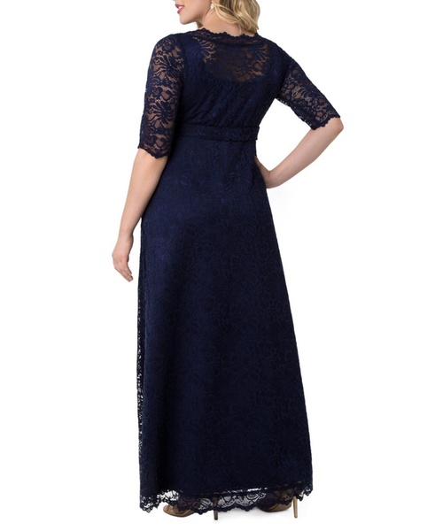 Plus Size Women'sPlus Leona Lace Long Formal Gown