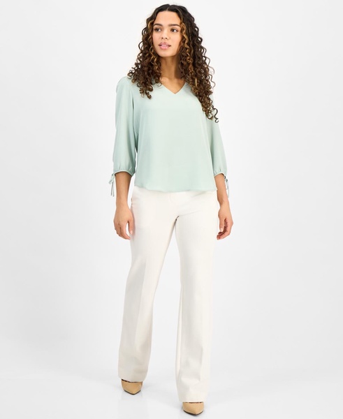 Women's 3/4-Sleeve V-Neck Top