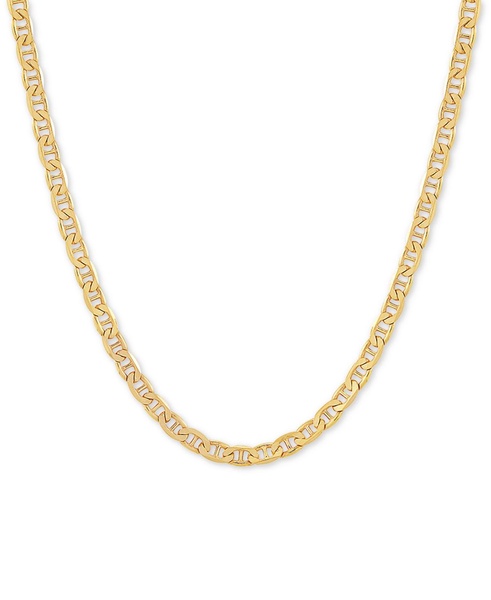Mariner Link 22" Chain Necklace (3-1/2mm) in 18k Gold-Plated Sterling or Sterling SilverSilver