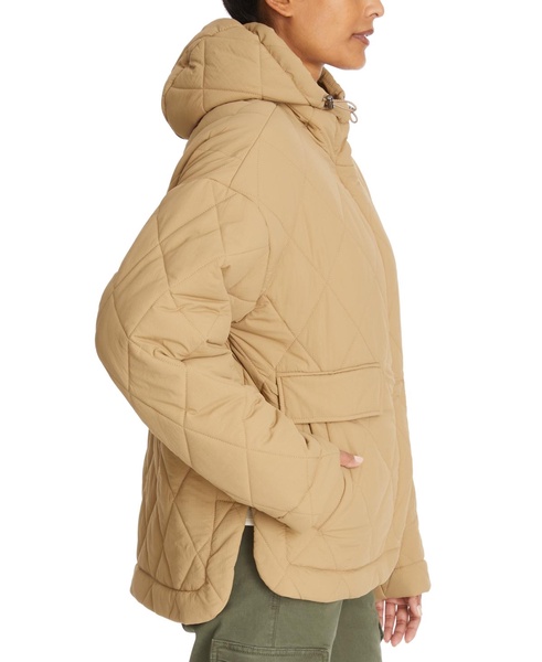 Women's High-Low Quilted Outdoor Puffer