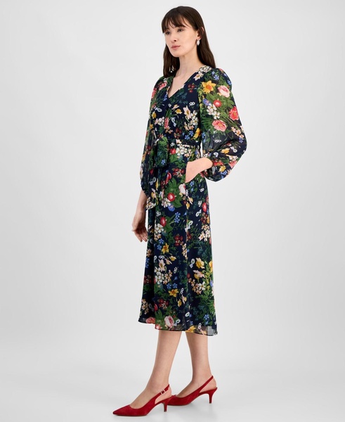 Women's Floral-Print Maxi Dress