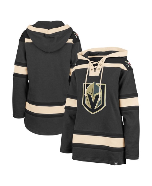 Women's  Gray Vegas Golden Knights Superior Lacer Pullover Hoodie
