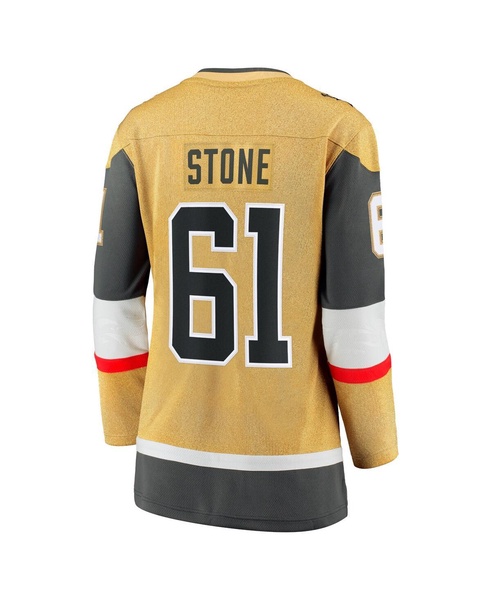 Women's Mark Stone Gold Vegas Golden Knights Captain Patch Alternate Premier Breakaway Player Jersey