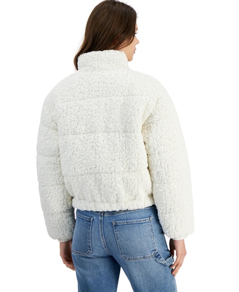 Women's Faux Sherpa Front-Zip Jacket, Created for Macy's 