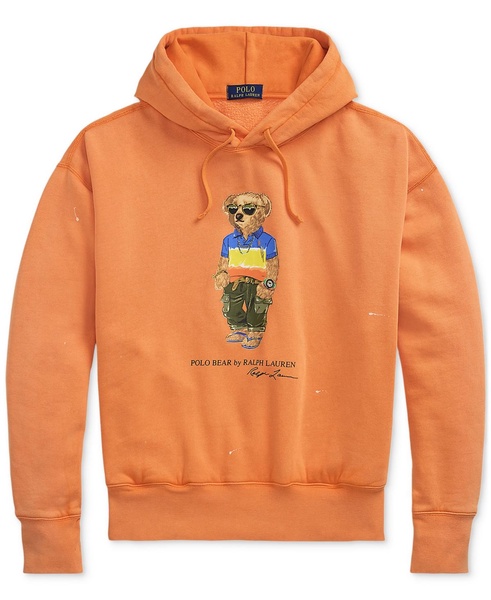 Men's Vintage-Fit Polo Bear Fleece Hoodie