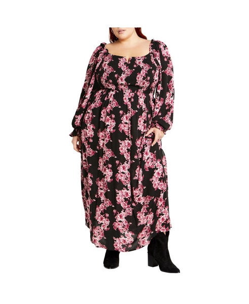 Plus Size Aurelia Print Dress
