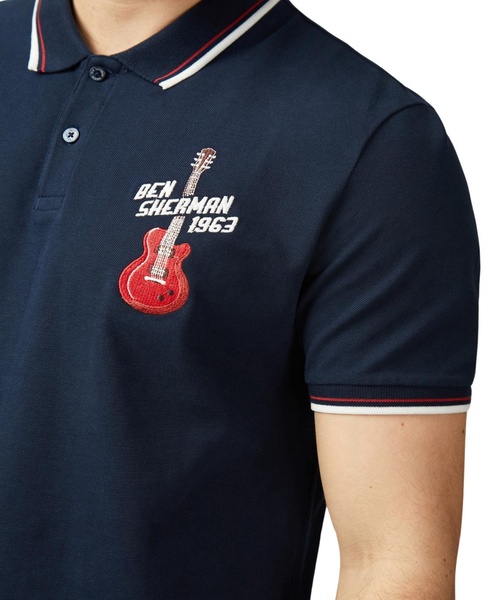 Men's Chest Embroidered Polo Shirt
