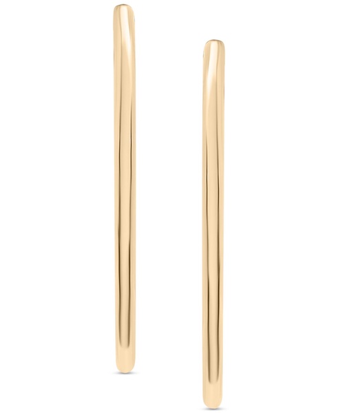 Polished Hoop Earrings in Gold Vermeil, Created for Macy's
