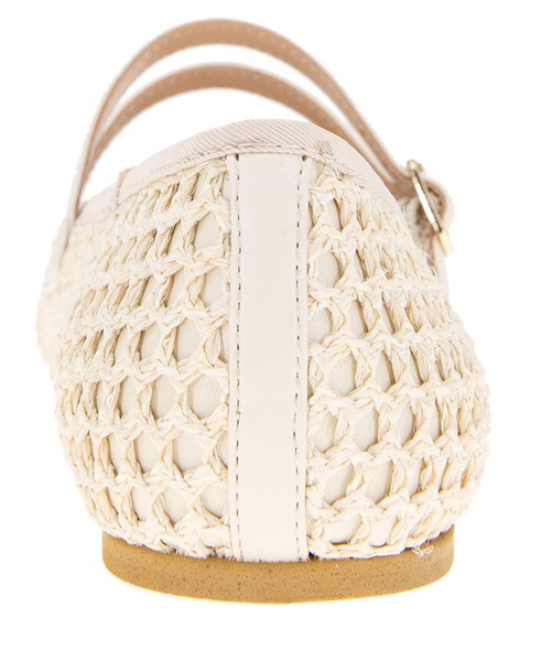 Women's Harisa Woven Square-Toe Mary Jane Ballet Flats