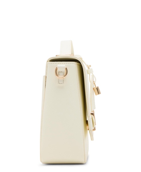 Belted Flap Small Satchel Bag 