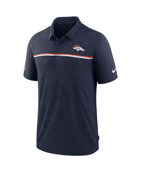 Men's Navy Denver Broncos Sideline Early Season Team Performance Polo