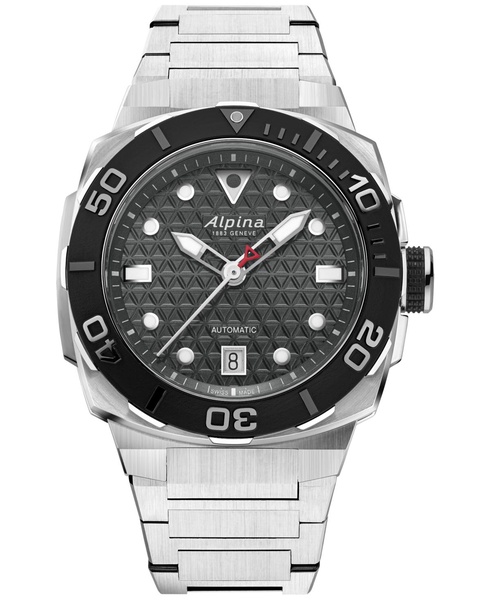 Men's Swiss Automatic Seastrong Extreme Stainless Steel Bracelet Watch 39mm