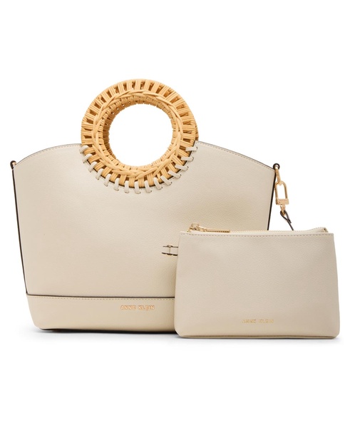 Circle Handle Medium Tote Bag