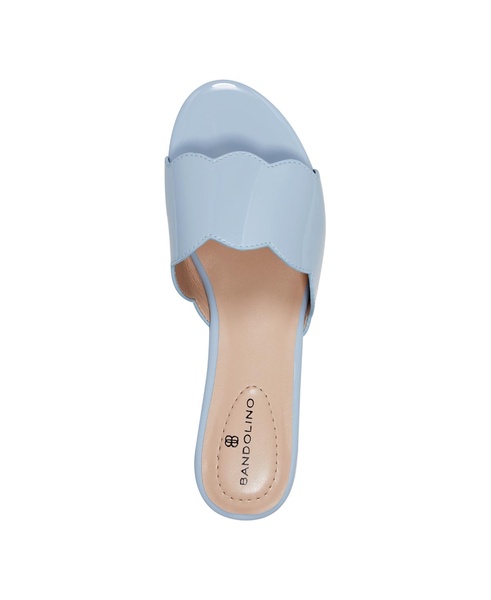 Women's Kayla Scalloped Edge Demi Wedge Sandals