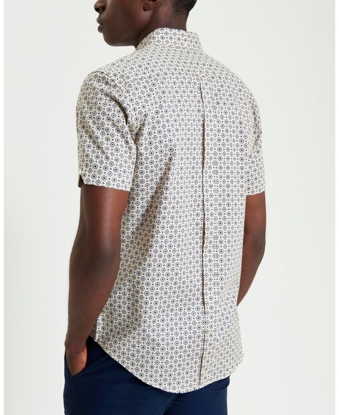 Men's Block Geo Print Short Sleeve Shirt