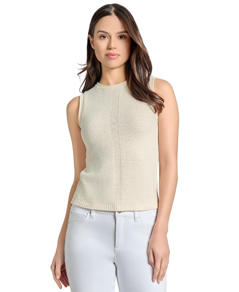 Women's Roll-Neck Sleeveless Sweater