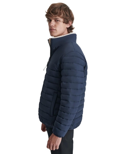 Men's Quilted Fleece-Lined Full-Zip Puffer Jacket