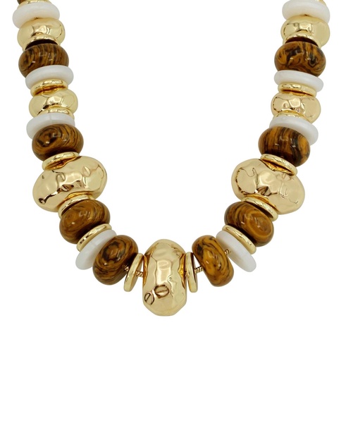 Mixed Beaded Statement Necklace