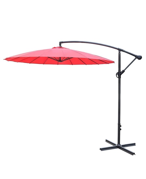 Offset Hanging Market Patio Umbrella Easy Tilt Adjustable for Backyard and Outdoor Use