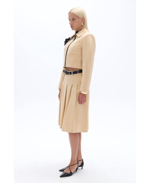 Women's Shoulder Pad Crop Jacket