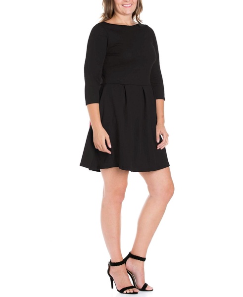 Women's Plus Size Perfect Fit and Flare Dress
