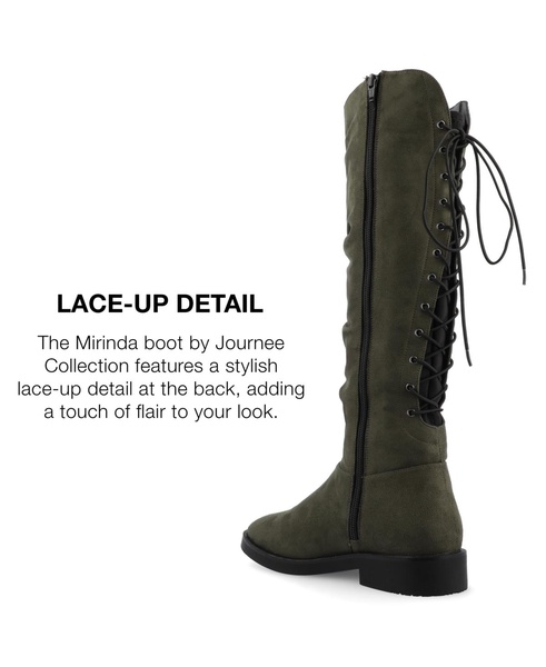 Women's Mirinda Rouched Stretch Knee High Boots