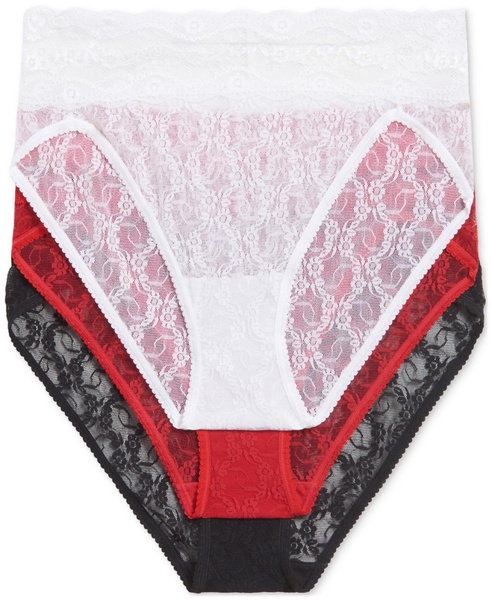 Women's 3-Pk. Lace Kiss High-Leg Underwear 970882 
