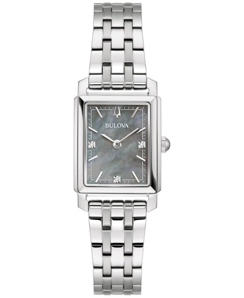 Women's Sutton Diamond Accent Stainless Steel Bracelet Watch 21mm