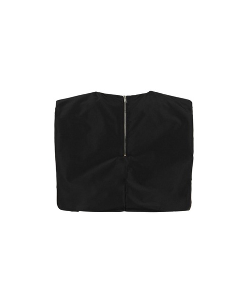 Women's Taffeta Crewneck Blouse