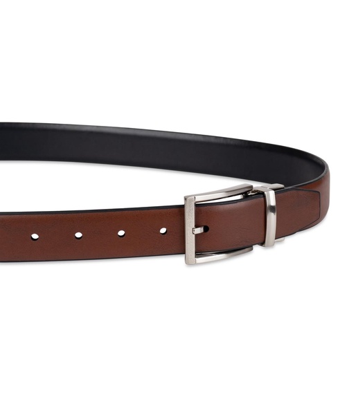 Men's Tonal-Buckle Belt, Created for Macy's