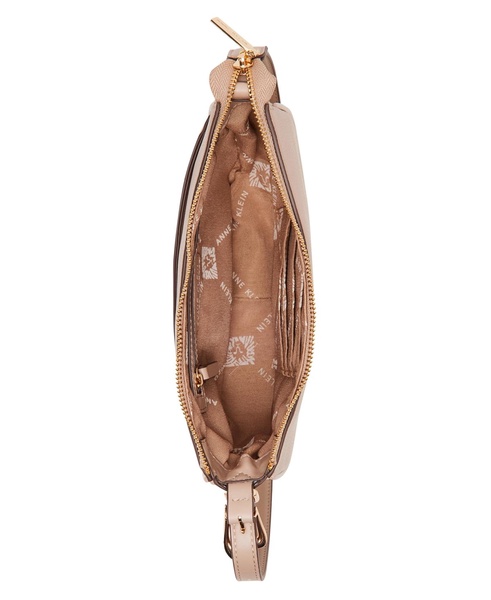 Sculpted Buckle Small Crossbody Bag