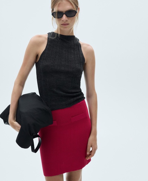 Women's Knitted Miniskirt