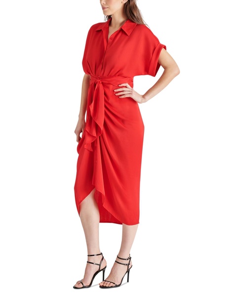 Women's Tori Tie-Front Midi Shirtdress