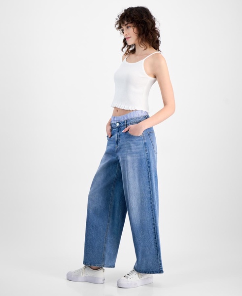 Women's Boxer High Rise Wide Leg Jeans, Exclusively at Macy's