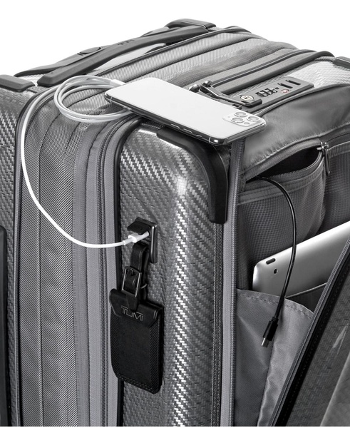 Tegra Lite 21.75" International Front Pocket Expandable Carry-On Suitcase