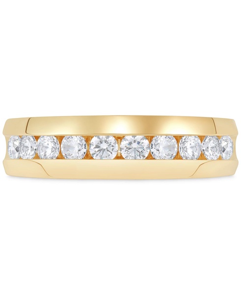 Men's Diamond Band (1 ct. t.w.) in 14k White Gold (Also in 14k Yellow Gold)