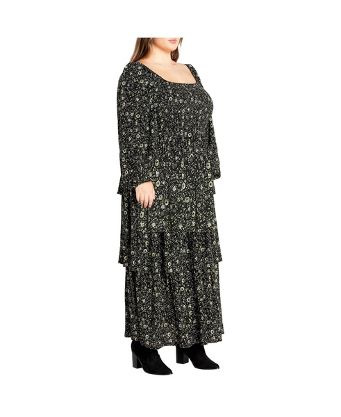 Plus Size Dahlia Tiered Maxi Dress