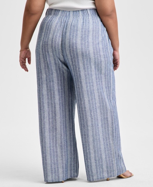 Trendy Plus Size Pull-On Wide-Leg Pants, Exclusively at Macy's