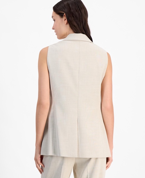 Women's Notch-Lapel One-Button Vest Jacket
